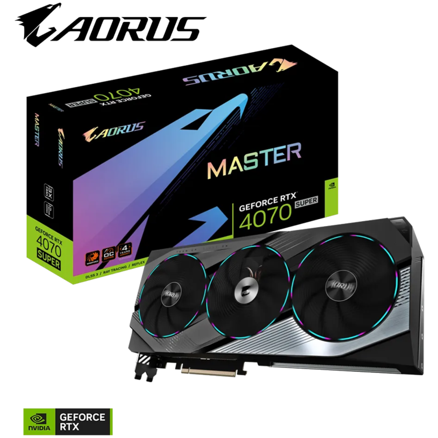Aorus GeForce RTX 4070 Super Master 12GB GDDR6X